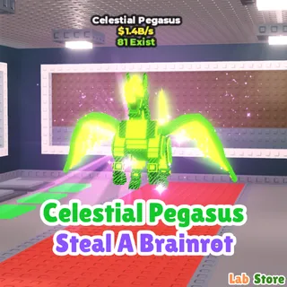 Cursed Celestial Pegasus - STEAL A BRAINROT ( Pre Order ) 