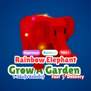 Nightmare HyperHunger Elephant (11KG+) - GROW A GARDEN