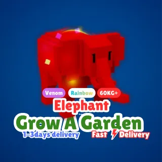 VENOM Elephant (11KG+) - GROW A GARDEN