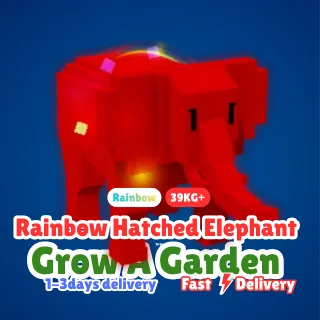 VENOM Rainbow Hatched Elephant (39KG+) - GROW A GARDEN
