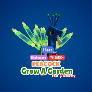 15s Hyperhunger Peacock - Grow A Garden (74kg+)