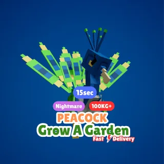 15s Nightmare Peacock COLOSSAL - Grow A Garden (100kg+)