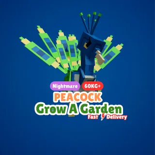 60kg+ Nightmare Peacock - Grow A Garden