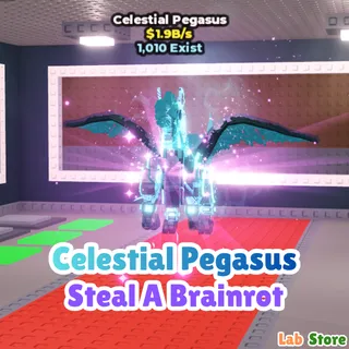 Cyber Celestial Pegasus - STEAL A BRAINROT ( Pre Order ) 