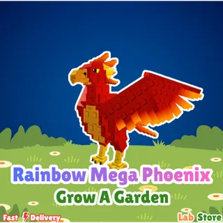 Rainbow Mega Phoenix - Grow A Garden 2