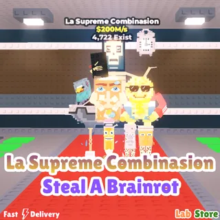 La Supreme Combinasion - STEAL A BRAINROT ( Pre Order ) 