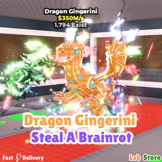 Dragon Gingerini - STEAL A BRAINROT (Pre Order) 