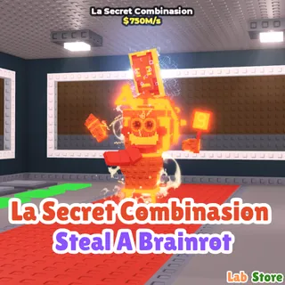 Lava La Secret Combinasion - STEAL A BRAINROT ( Pre Order ) 