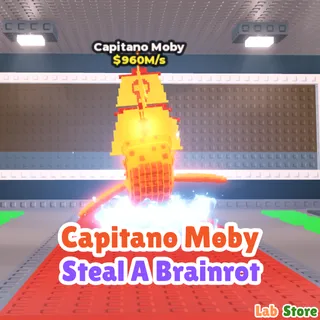 Lava Capitano Moby - STEAL A BRAINROT ( Pre Order )