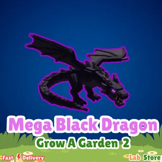 Mega Black Dragon - Grow A Garden 2