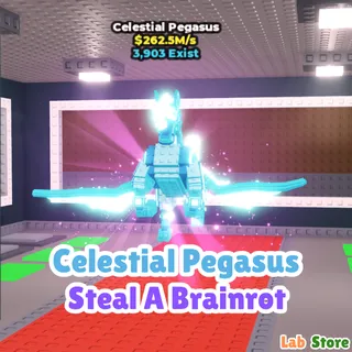 Diamond Celestial Pegasus - STEAL A BRAINROT ( Pre Order ) 
