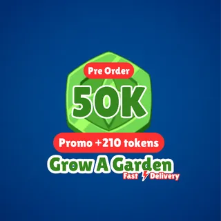 50K TOKEN - GROW A GARDEN ( Pre Order )