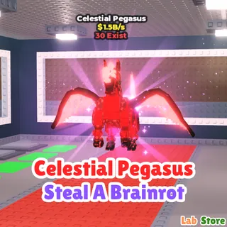 Cursed Celestial Pegasus - STEAL A BRAINROT ( Pre Order ) 