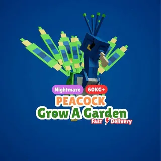 60kg+ Nightmare Peacock - Grow A Garden