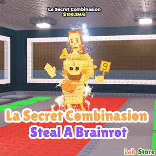 Gold La Secret Combinasion - STEAL A BRAINROT ( Pre Order ) 