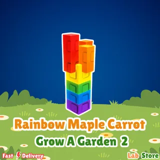 10x Rainbow Maple Carrot - Grow A Garden 2