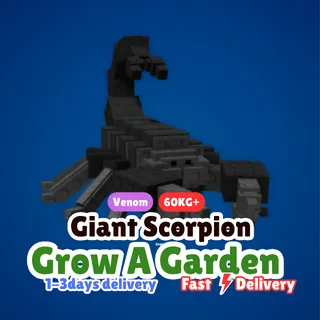 Venom Giant Scorpion  (60KG+) - GROW A GARDEN