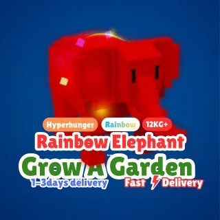 RBH HyperHunger Elephant (12KG+) - GROW A GARDEN