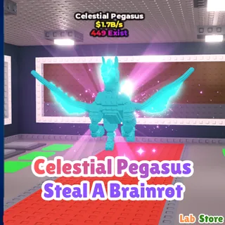 Rainbow Celestial Pegasus - STEAL A BRAINROT ( Pre Order ) 