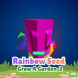 10x Rainbow Seed - Grow A Garden 2