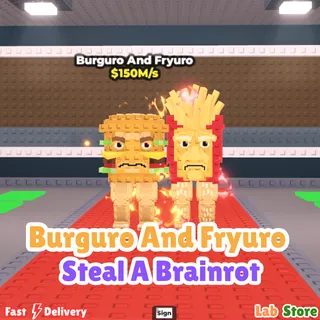 Burguro And Fryuro - STEAL A BRAINROT (Pre Order) 