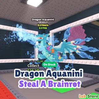 Dragon Aquanini - STEAL A BRAINROT (On Stock) 