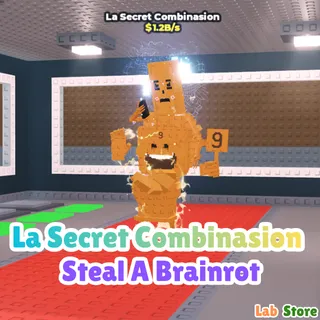 Rainbow La Secret Combinasion - STEAL A BRAINROT ( Pre Order ) 