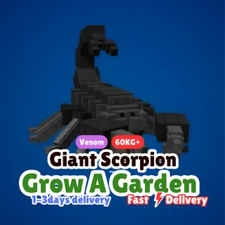 Venom Giant Scorpion  (60KG+) - GROW A GARDEN