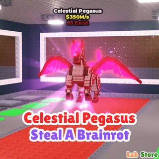 Bloodrot Celestial Pegasus - STEAL A BRAINROT ( Pre Order ) 