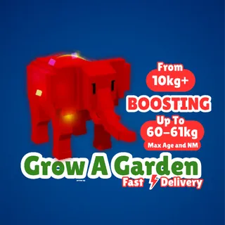 BOOSTING SERVICE 10KG TO 60-61KG - GROW A GARDEN