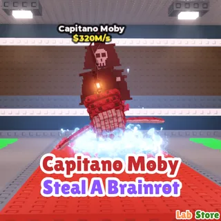 Bloodrot Capitano Moby - STEAL A BRAINROT ( Pre Order )