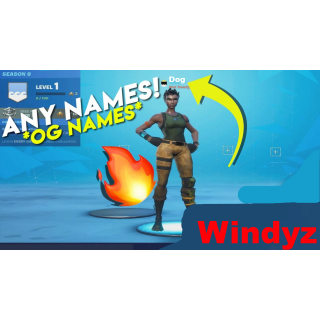 Bundle Og Fortnite Name In Game Items Gameflip - cool gaming names og