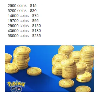 POKEMON GO COINS