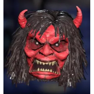 3X  DEMON MASK