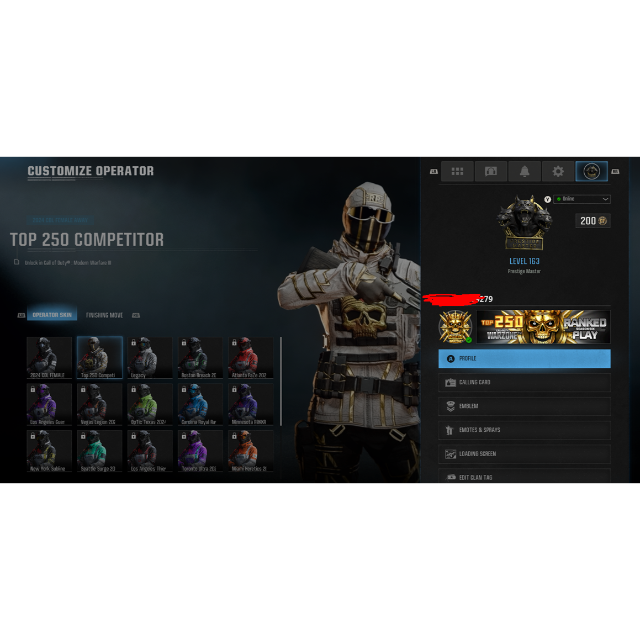 Warzone AGED account w/ all guns maxed out, squid games, prestige ...