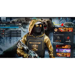 Prestige Master 130 | Top 250 Multiplayer | Iridescent Warzone | Stacked Account Rare 25 Win Streak Camo