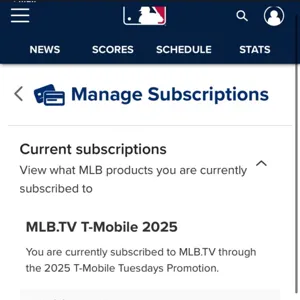 1 Year Of MLB TV