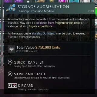 Storage Augmentation x30