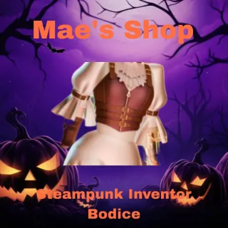 🎃 Steampunk Inventor Bodice