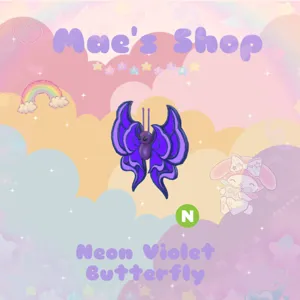 ⭐️ Neon Violet Butterfly