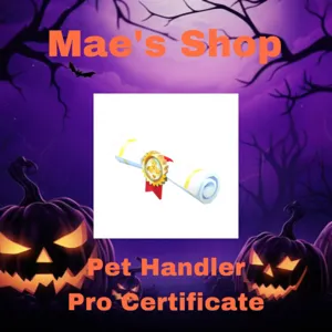 Pet Handler Certificate