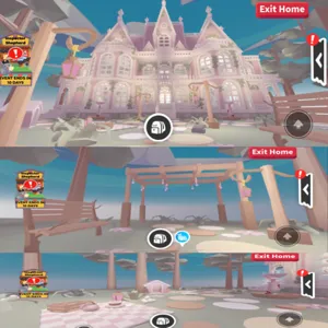 🎃 Pink Victorian House