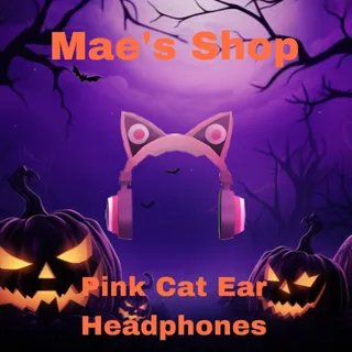 Pink Cat Ear Headphones