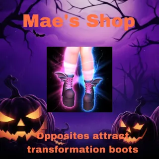 🎃 Opposites attract boots