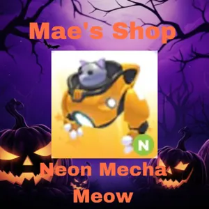 Neon Mecha Meow