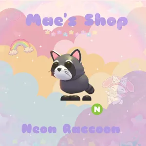 ⭐️ Neon Raccoon