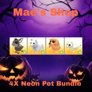 🎃 4X Neon Pet Bundle