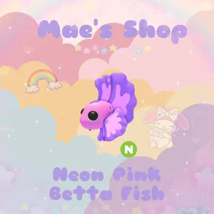 ⭐️ Neon Pink Betta Fish