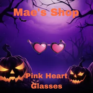 Pink Heart Glasses