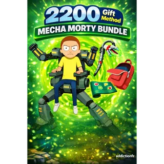 Mecha Morty Bundle | 2,200 V-Bucks Gift Method | Item Shop Gift Only